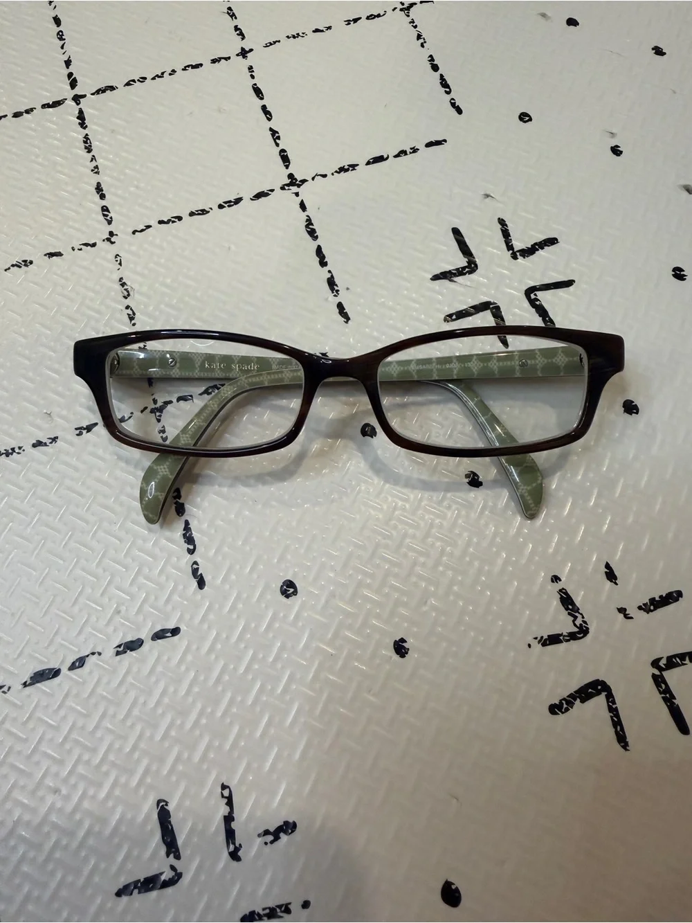 Kate Spade ELISABETH Eyeglasses in horn green noel